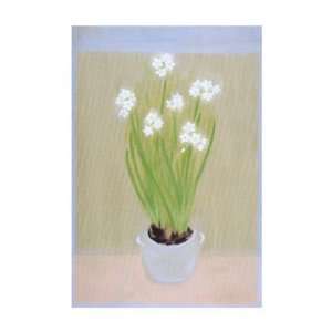    Narcissus, Plants Note Card by Aline Porter, 4.25x6