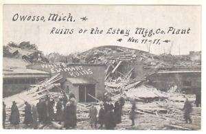 1911 ESTEY FURNITURE RUINS, OWOSSO, MICH  