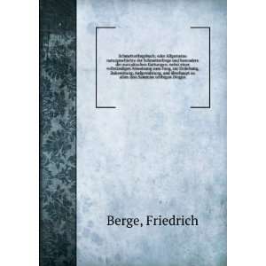   zu allen dem Sammler nÃ¶thigen Dingen Friedrich Berge Books