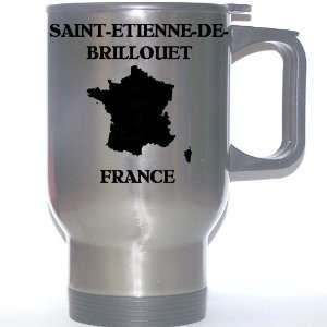  France   SAINT ETIENNE DE BRILLOUET Stainless Steel Mug 