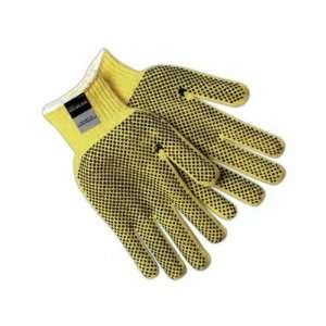Safety Gloves   Regular Wt. KEVLAR Brand Fiber, PVC Dots 2 Sides (Lot 