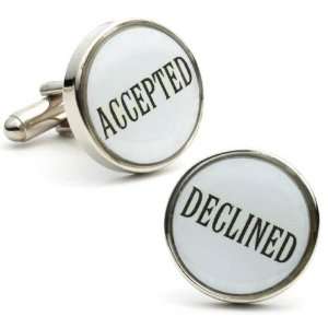  Decision Critical Accepted Declined Cufflinks Cuff Links 