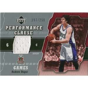  2005/06 Upper Deck Performance Clause Jerseys #AB Andrew 