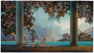Daybreak by Maxfield Parrish reproduction large  