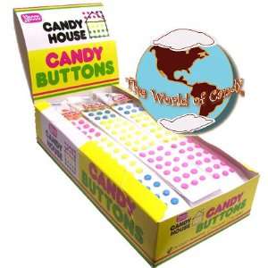 CANDY BUTTONS by Necco twenty four 2 strip packs (48 strips)  