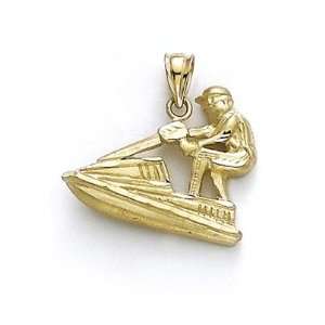  14k Jet Skier Pendant   JewelryWeb Jewelry