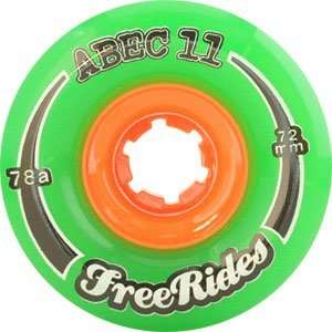  Abec 11 Freeride 77mm 78a Longboard Wheels (Set Of 4 