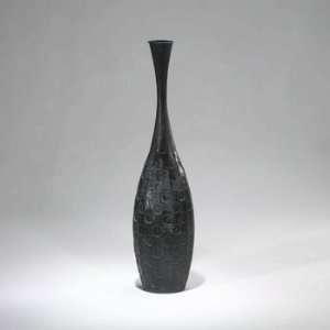  Cyan Lighting 01977 Small Tribal Vase, Slate Finish