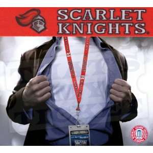  Rutgers Scarlet Knights NCAA Lanyard Key Chain and Ticket 