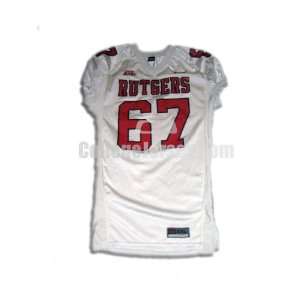  Game Used Rutgers Scarlet Knights Jersey Sports 
