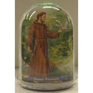  Saint Francis of Assisi 4 Glitter Dome (Malco 4792 4 