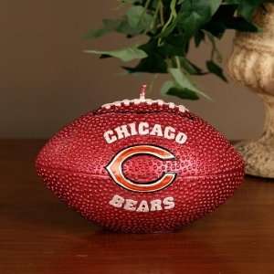 Chicago Bears Wax Football Candle