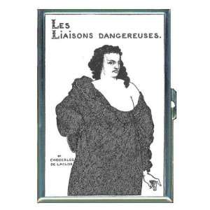Aubrey Beardsley Les Liaisons ID Holder Cigarette Case or Wallet Made 