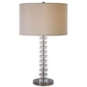 By Trend Lighting Ruminations Collection Polished Chrome Finish Table 