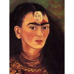  Hand Made Oil Reproduction   Frida Kahlo   32 x 42 inches 