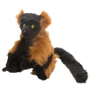  Sitting Red Ruffed Lemur [Customize with Personalized 