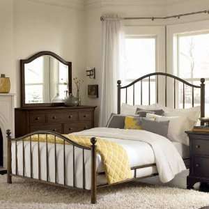  American Drew 901 398R Ashby Park King Metal Tapered Bed 