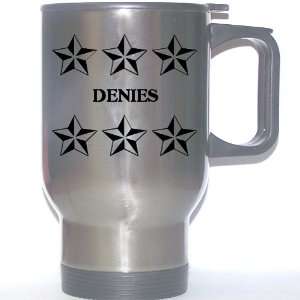  Personal Name Gift   DENIES Stainless Steel Mug (black 