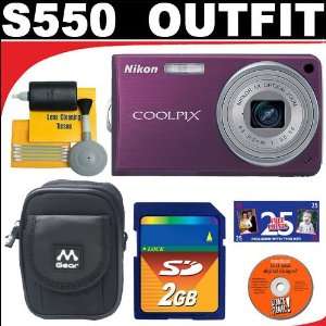  Nikon Coolpix S550 10MP Digital Camera with 5x Optical 