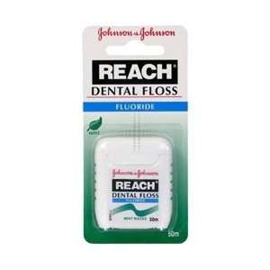  Reach Dental Floss Fluoride Mint Waxed Health & Personal 