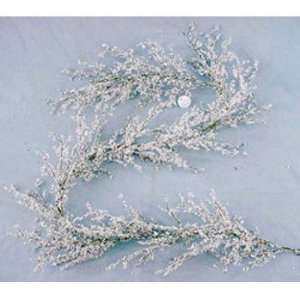  White frosted twig garland