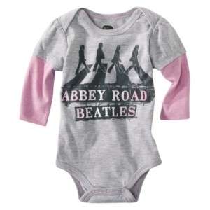 BEATLES ABBEY ROAD Newborn Girls Bodysuit Onesie NWT  