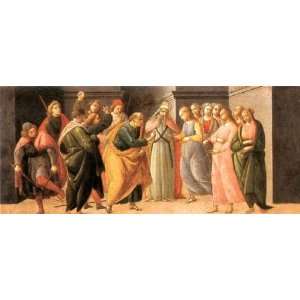   Predella Marriage of Mary, By Bartolomeo di Giovanni 