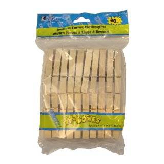 Loew Cornell 1021178 Woodsies Spring Clothespins