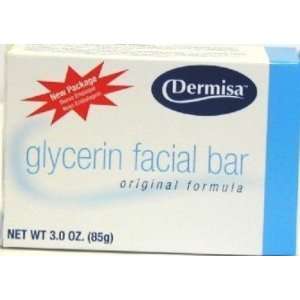  Dermisa Soap Glycerin Facial 3 oz. (3 Pack) with Free Nail 