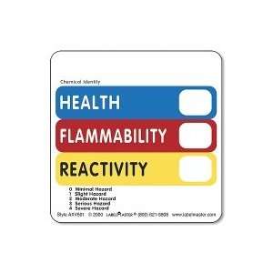  Hazcom (THIS®) Label without Personal Protection, 2 x 2 