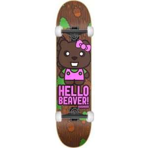  Goodwood Hello Beaver Complete Skateboard   8.25 w 