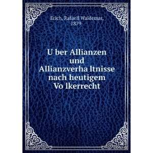  UÌ?ber Allianzen und AllianzverhaÌ?ltnisse nach heutigem 