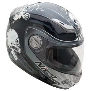  Nitro Hellrazor Black Large Full Face Helmet Automotive