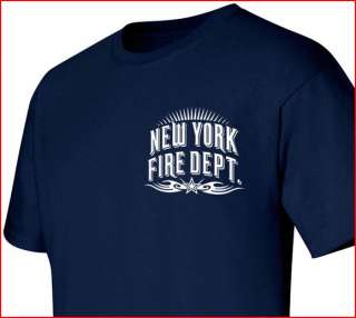 New York Fire Department T shirt Tribal M L XL 2XL 3XL 4XL   Short 