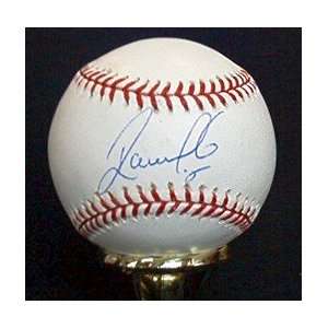 Ronny Cedeno Autographed Baseball   Autographed Baseballs  