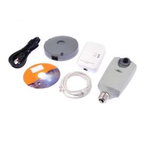  Lamp Type Plug/Play PLC Power IP Camera Mobile View CCTV 