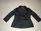 Womens Ladies Black Jacket Coat Light Weight Size 10 Lined Apt. 9 