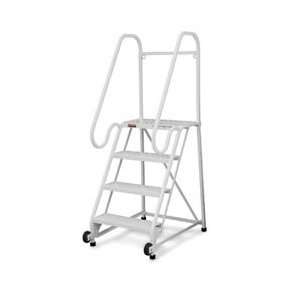 RELIUS SOLUTIONS Tip N Roll Ladder with FDA Compliant Finish  