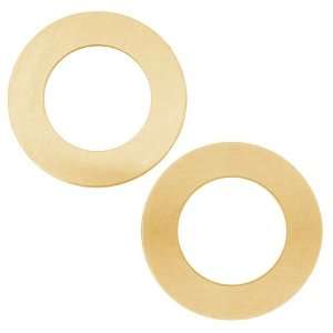  Solid Brass Open Circle Blanks   31.5mm Diameter 24 Gauge 