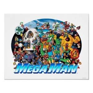  World of Mega Man Poster