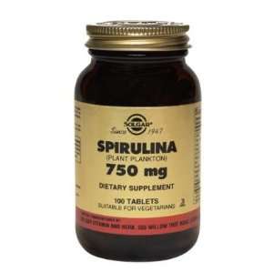  Spirulina 750 mg 100 Tablets