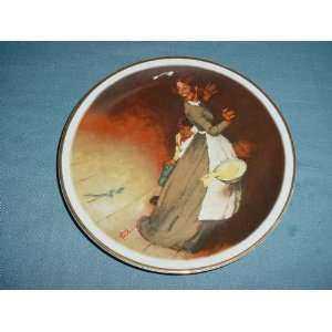  Norman Rockwell The Snake Escapes Plate 