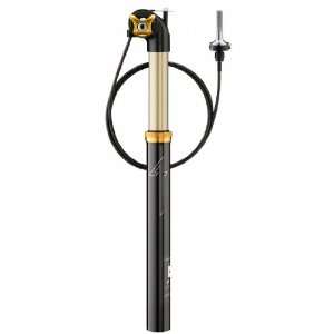   Adjustable Seatpost   31.6mm, Black/Gold, w/Remote