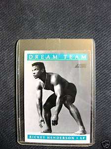 1991 Score Dream Team Rickey Henderson  