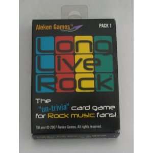  Long Live Rock Game   Pocket Pack 1 Toys & Games