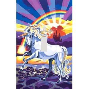 Rainbow Unicorn Decorative Switchplate Cover