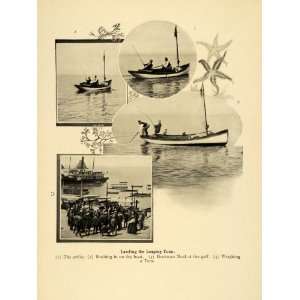  1906 Print Leaping Tuna Big Game Fishing Boatman Neal Gaff 