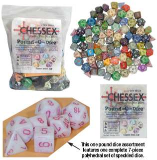 Game Dice 5 LBS. Chessex Bag Dice AD&D  