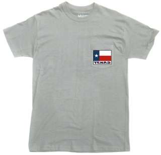 Texas State Flag Pocket T Shirt New 2 Colors Available  