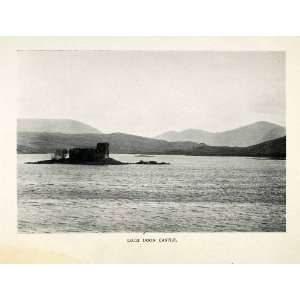  1904 Print Loch Doon Castle Carrick Scotland Robert Burns 